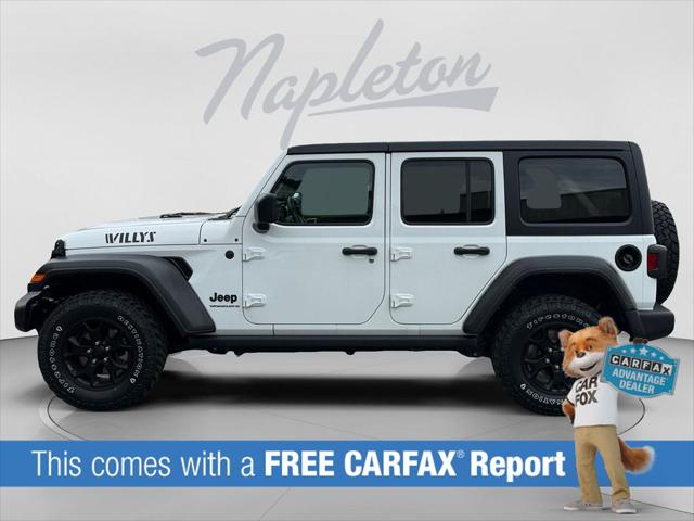 2023 Jeep Wrangler 4-Door Willys 4x4 2023 Jeep Wrangler 4-Door Willys 4x4