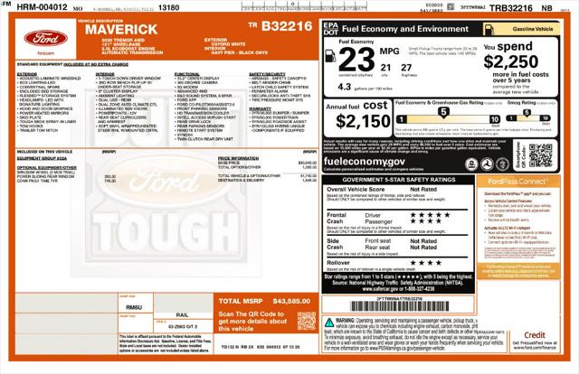2026 Ford Maverick Tremor