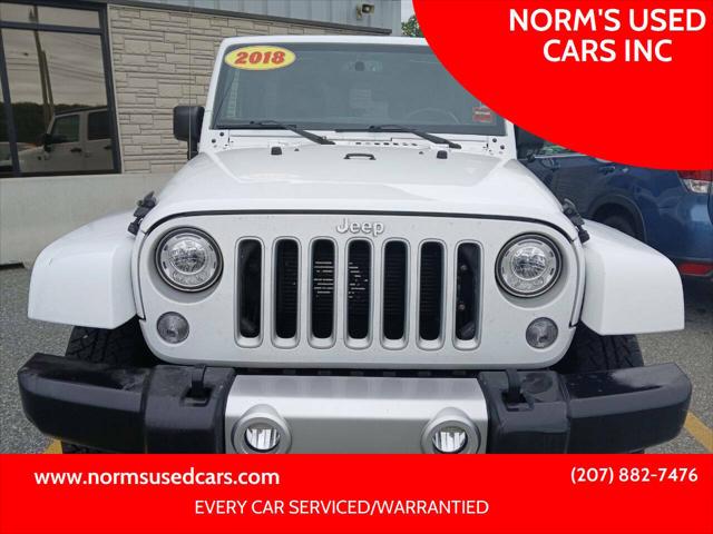 2018 Jeep Wrangler JK Unlimited Sahara 4x4 for sale in Wiscasset, ME
