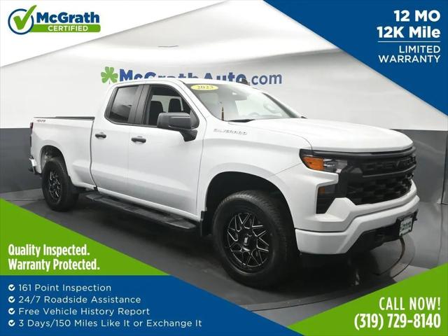 2023 Chevrolet Silverado 1500 4WD Double Cab Standard Bed Custom for sale in Cedar Rapids, IA