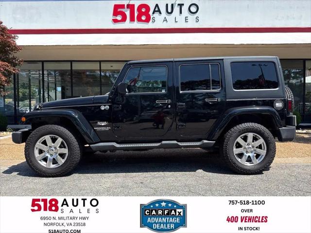 2013 Jeep Wrangler Unlimited Sahara for sale in Norfolk, VA