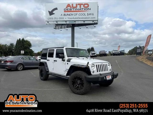 2016 Jeep Wrangler Unlimited Sport for sale in Puyallup, WA