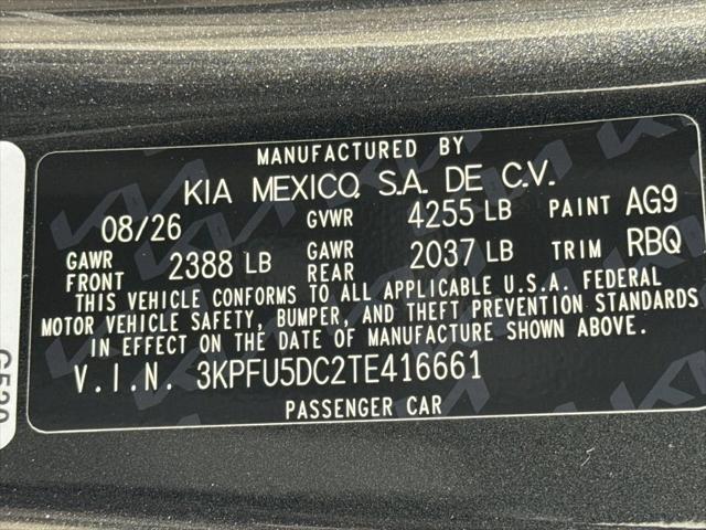 2026 Kia K4 GT-Line Turbo