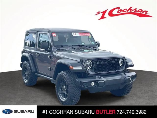 2026 Jeep Wrangler 2-Door Willys 4x4 for sale in Renfrew, PA
