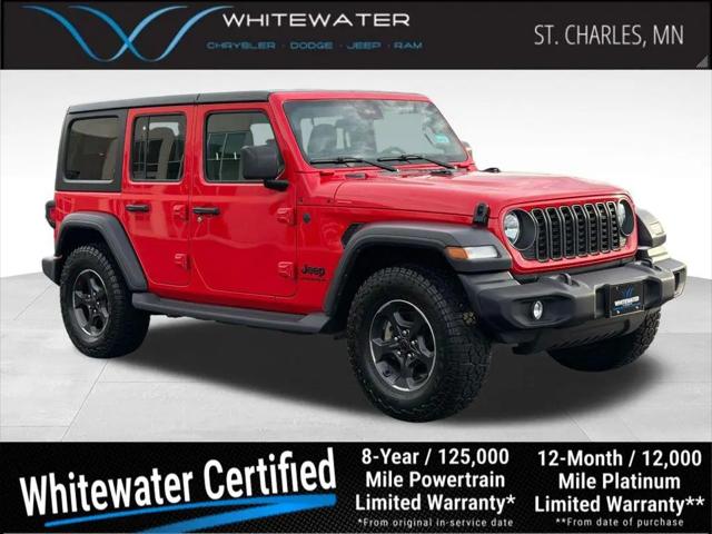 2024 Jeep Wrangler 4-Door Sport S 4x4 for sale in St Charles, MN