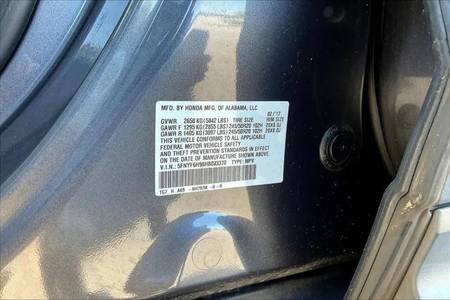 2017 Honda Pilot Touring