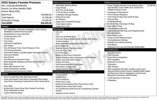 2025 Subaru Forester Premium for sale in Tacoma, WA