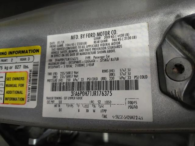2018 Ford Fusion SE