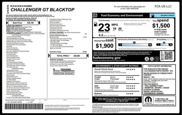 2023 Dodge Challenger GT for sale in Lancaster, CA