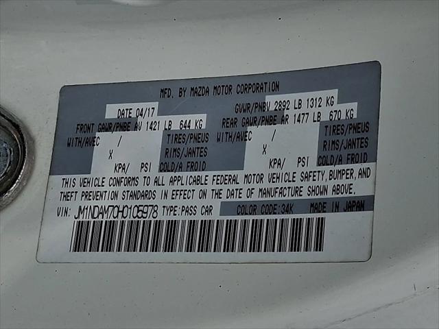 2017 Mazda MX-5 Miata RF Grand Touring