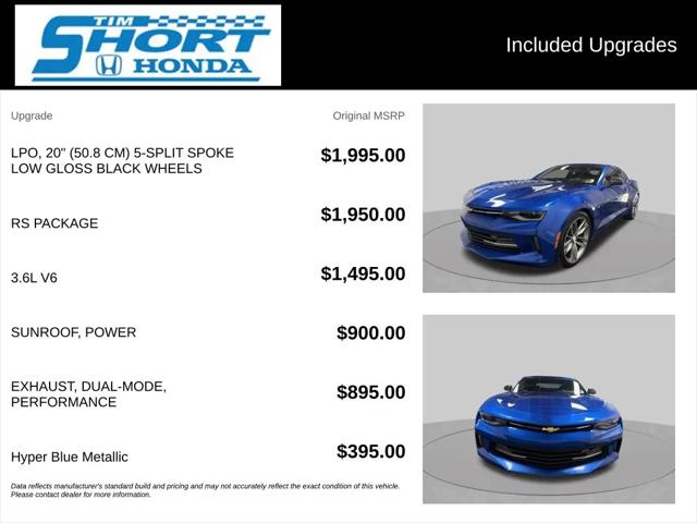 2017 Chevrolet Camaro 2LT