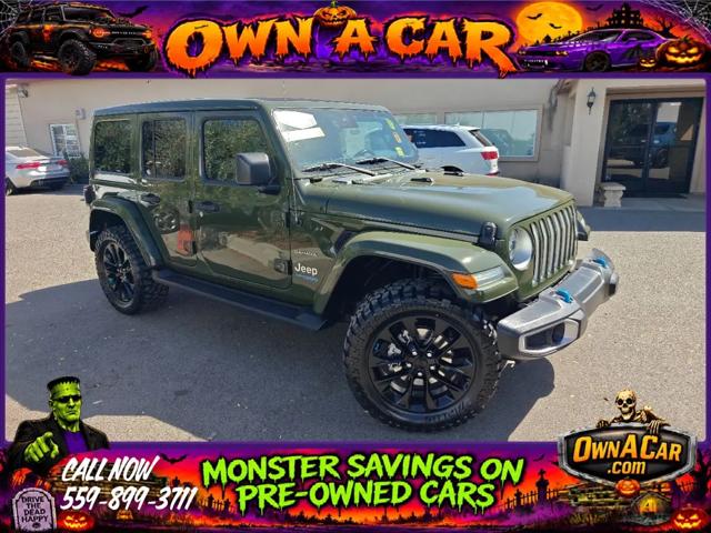 2022 Jeep Wrangler 4xe Unlimited Sahara 4x4 for sale in Fresno, CA