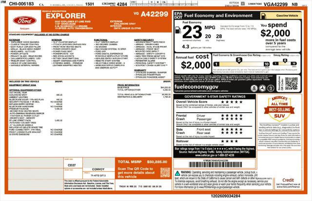 2027 Ford Explorer ST-Line