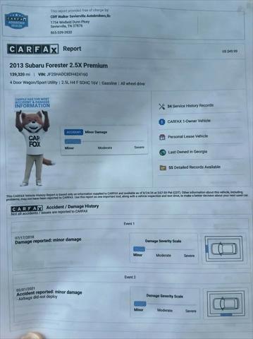 2013 Subaru Forester 2.5X Premium