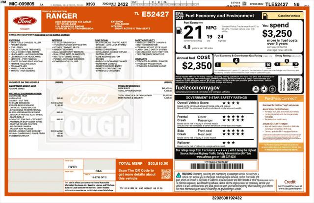 2026 Ford Ranger LARIAT