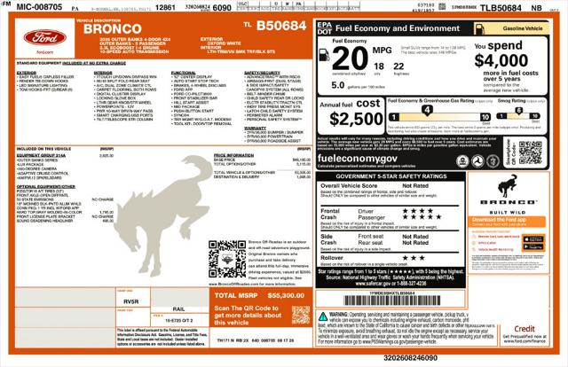 2026 Ford Bronco Outer Banks