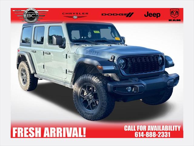 2024 Jeep Wrangler 4-Door Willys 4x4 for sale in Columbus, OH