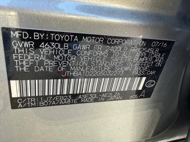 2016 Lexus IS 200t IS 200t