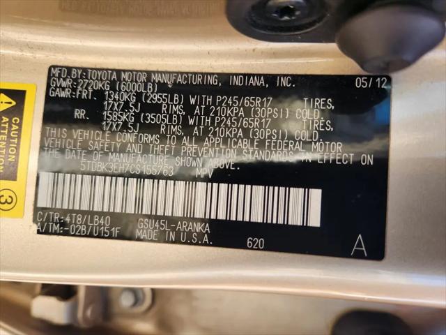 2012 Toyota Highlander SE V6