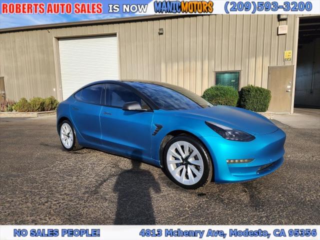 2021 Tesla Model 3 Standard Range Plus Rear-Wheel Drive for sale in Modesto, CA