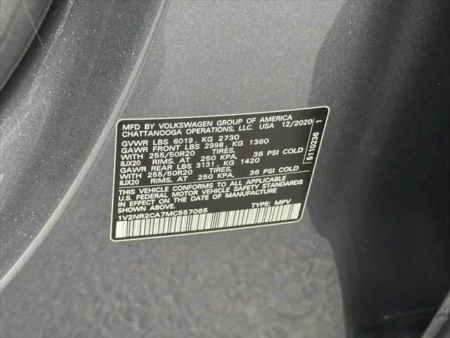 2021 Volkswagen Atlas 3.6L V6 SE w/Technology R-Line