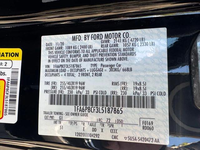 2020 Ford Mustang GT Premium Fastback