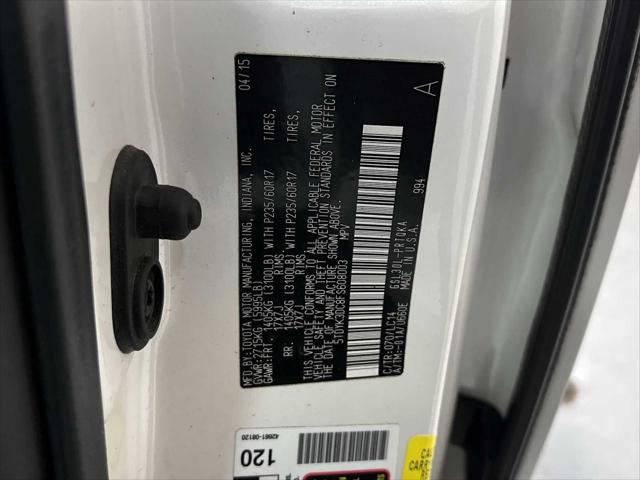 2015 Toyota Sienna XLE 8 Passenger