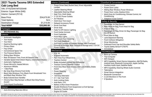 2021 Toyota Tacoma SR5 for sale in Greensboro, NC
