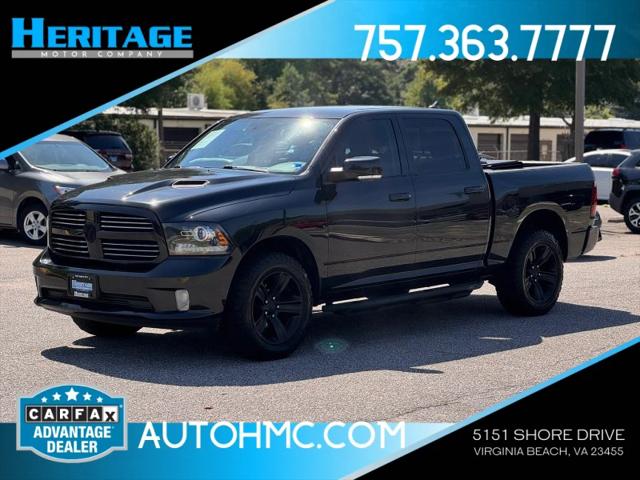 2017 Ram 1500 Sport Crew Cab 4x4 57 Box for sale in Virginia Beach, VA