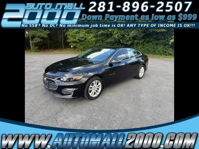 2018 Chevrolet Malibu LT for sale in Houston, TX