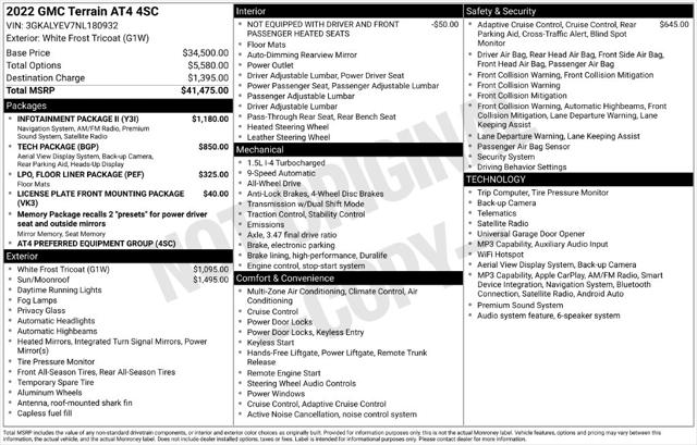 2022 GMC Terrain AWD AT4
