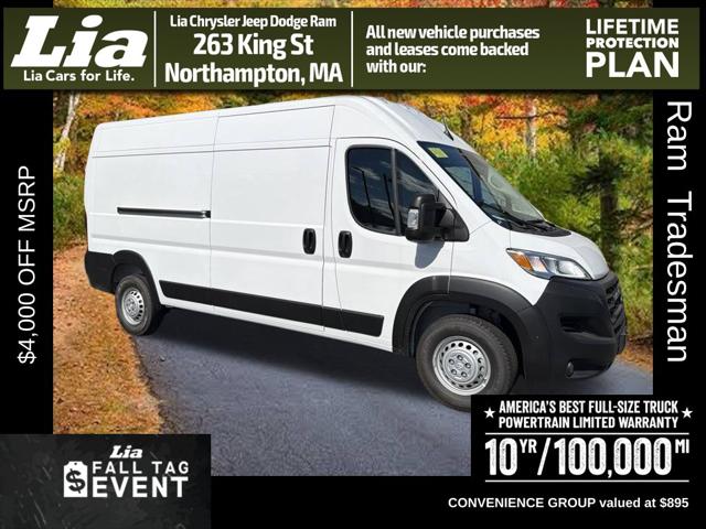 2026 Ram ProMaster 2500 Cargo Van Tradesman High Roof 159 WB w/Pass Seat for sale in Northampton, MA
