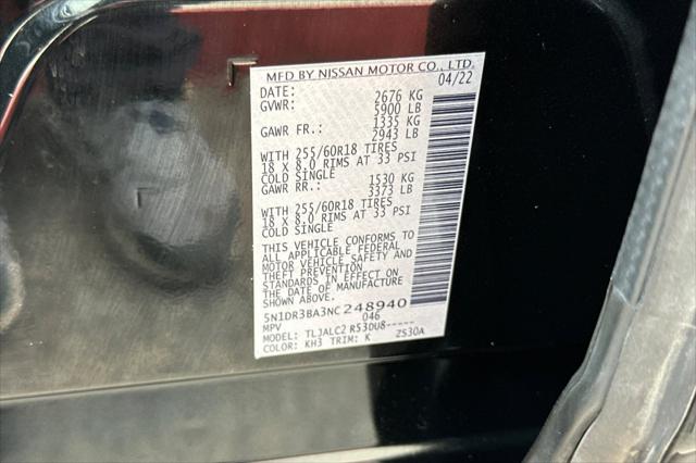 2022 Nissan Pathfinder SV 2WD