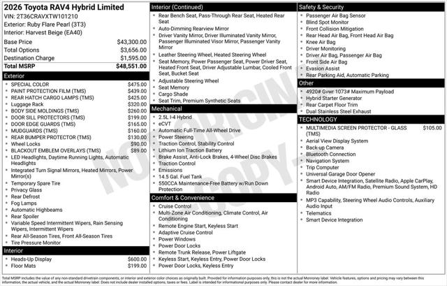 2026 Toyota RAV4 Limited for sale in Ottumwa, IA