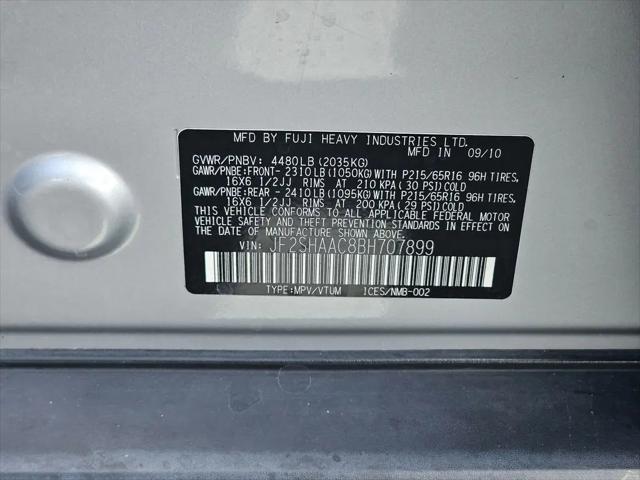 2011 Subaru Forester 2.5X