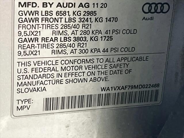 2021 Audi Q7 Prestige 55 TFSI quattro Tiptronic