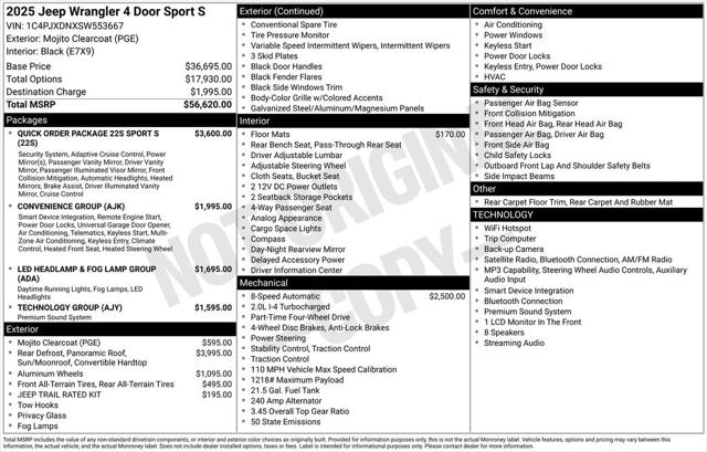 2025 Jeep Wrangler 4-Door Summit 4x4 2025 Jeep Wrangler 4-Door Summit 4x4