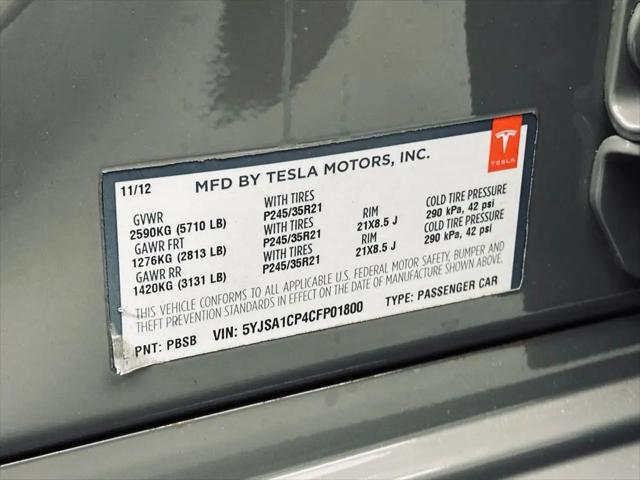 2012 Tesla Model S Performance