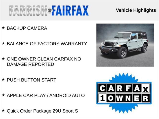 2024 Jeep Wrangler 4xe Sport S 4xe