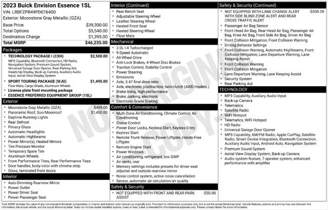 2023 Buick Envision Essence AWD