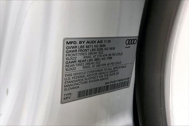 2021 Audi Q8 Prestige 55 TFSI quattro Tiptronic