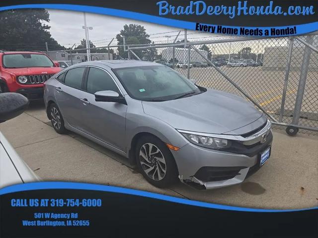 2017 Honda Civic EX for sale in West Burlington, IA