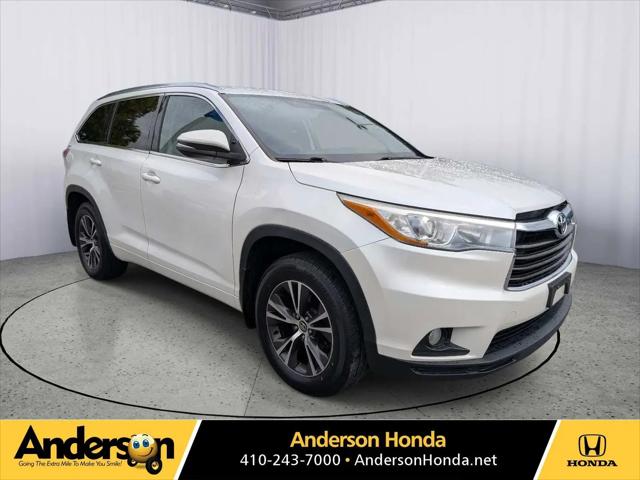 2016 Toyota Highlander XLE V6 for sale in Cockeysville, MD