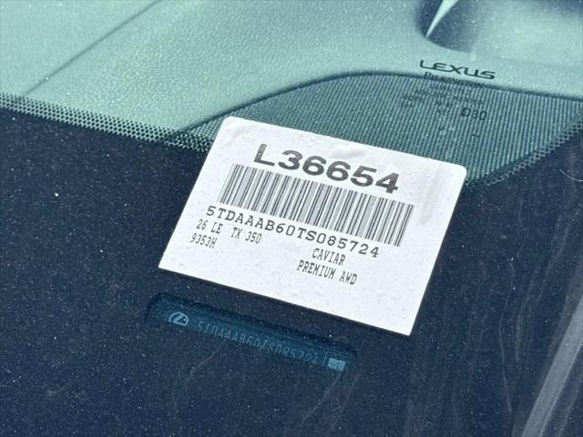 2026 Lexus TX 350 Premium