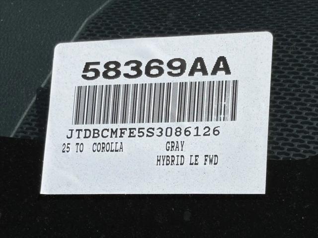 2025 Toyota Corolla Hybrid LE