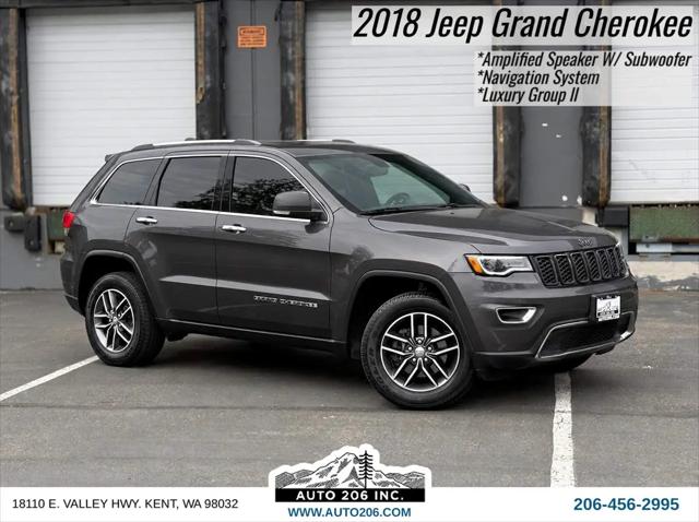 2018 Jeep Grand Cherokee Limited 4x4 for sale in Kent, WA