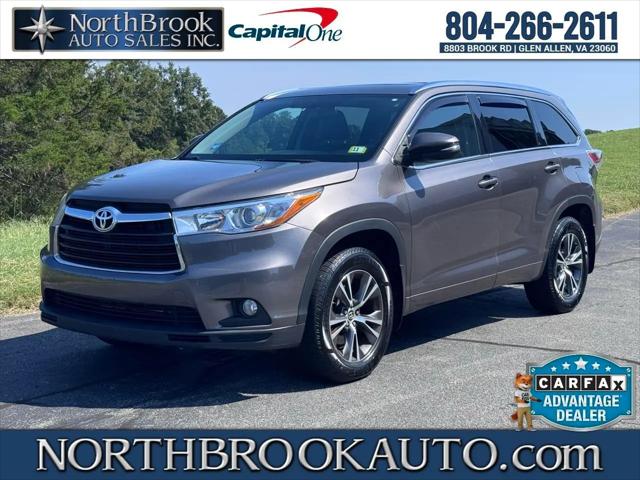 2016 Toyota Highlander XLE V6 for sale in Glen Allen, VA