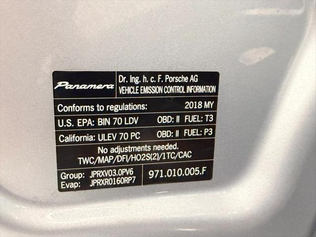 2018 Porsche Panamera 4
