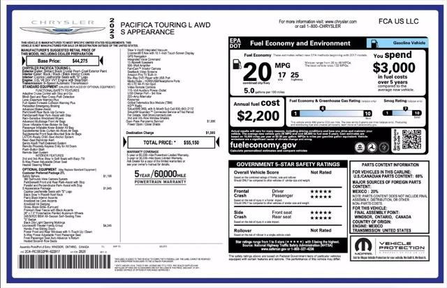 2023 Chrysler Pacifica Touring L AWD