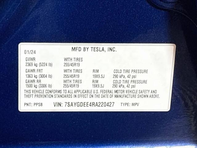 2024 Tesla Model Y Long Range Dual Motor All-Wheel Drive